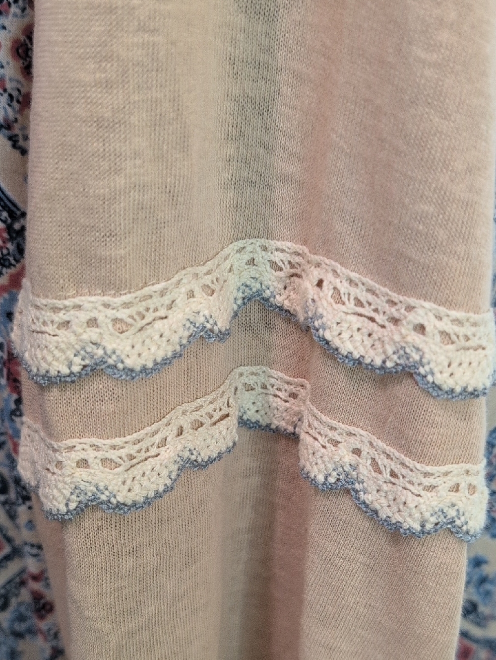 POL Oversized Top With Crotchet Detail - Picture 4 of 6